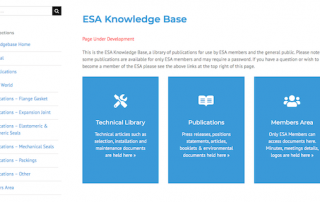 Knowledge Base of the ESA website