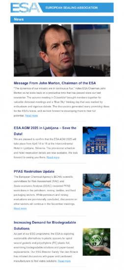 ESA Newsletter October 2024